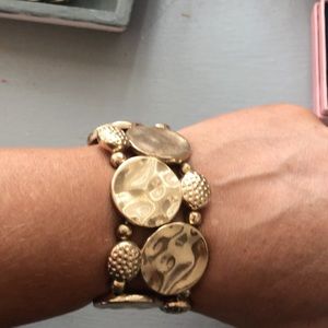 Gold Stretch Bracelet